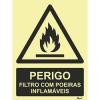 Aman.pt - W021 Perigo filtro com poeira inflamvel