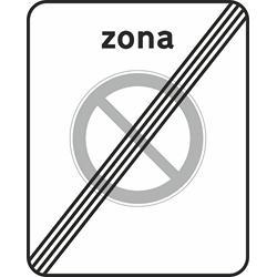 Aman.pt - G7a - fim de zona de paragem/estacionamento proibidos